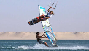 Kitesurfing